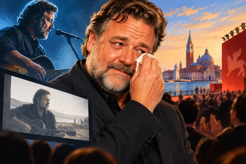Russell Crowe Used Venice to Reframe His Music Career