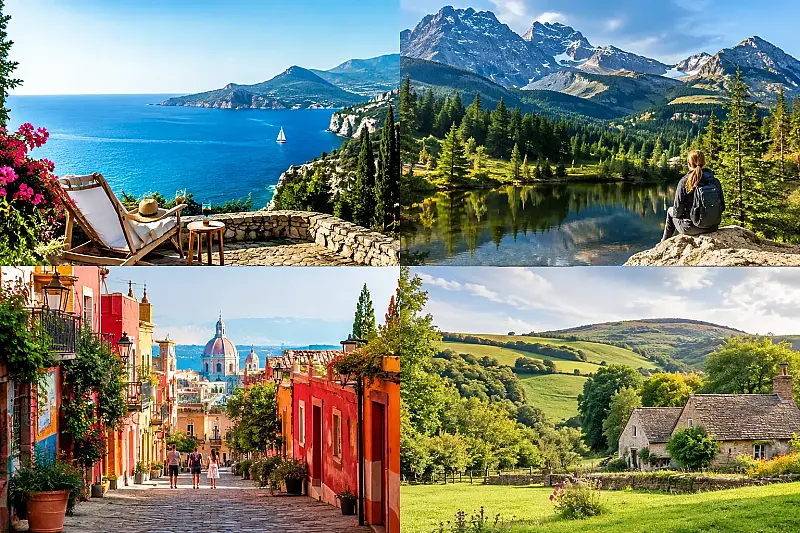 Choose the view you’d most like to wake up to.