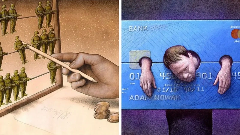 This Artist Pokes At Our Modern Society In His Thought-Provoking Illustrations