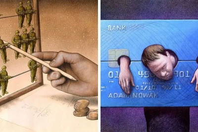 This Artist Pokes At Our Modern Society In His Thought-Provoking Illustrations