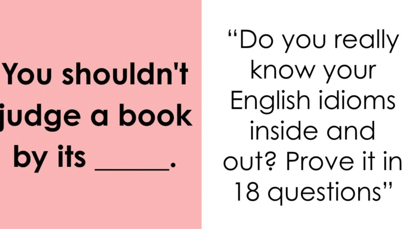 “Do You Really Know Your English Idioms Inside And Out?”: Prove It In 18 Questions