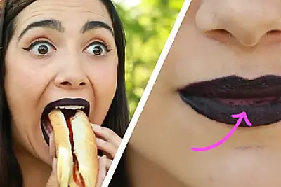 The Ultimate Lipstick Vs. Food Test
