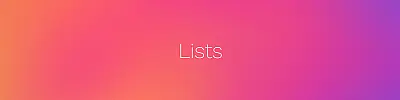 Buzzy Lists