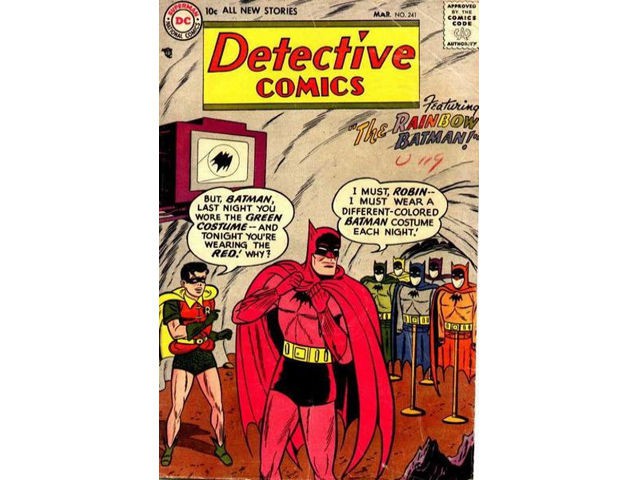 'Rainbow Batman,' Detective Comics #257 (1957)