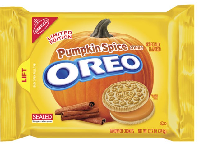 Pumpkin filled Oreos (surprisingly not as disturbing as you would expect).