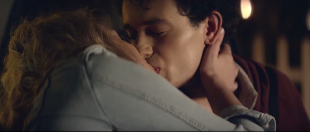 You then watch their epic love story, through their first kiss…