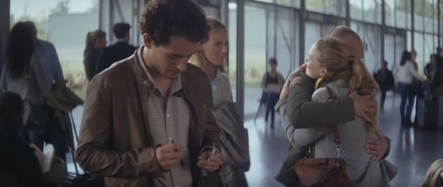 But in every pivotal moment of their relationship, the guy writes something down on a gum wrapper.