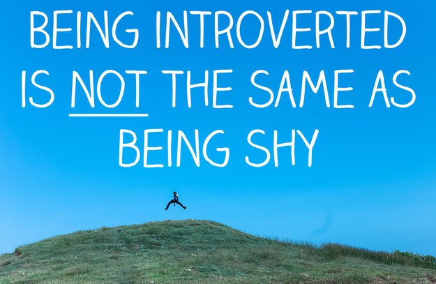 It is not the same as being shy.
