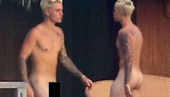 Justin Bieber fully NAKED in the revealing photographs which broke the internet