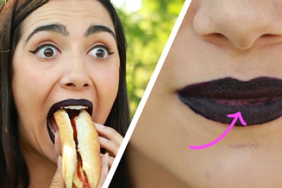 The Ultimate Lipstick Vs. Food Test